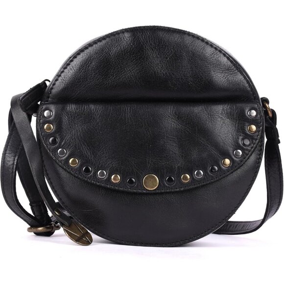 Leather Crossbody Bag Women Italian Slim Style Zipper Organizer Durable